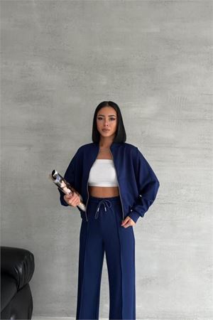 Kadın Oversize Likralı Eşofman Takımı Dpnbg001