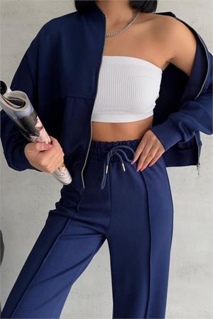 Kadın Oversize Likralı Eşofman Takımı Dpnbg001