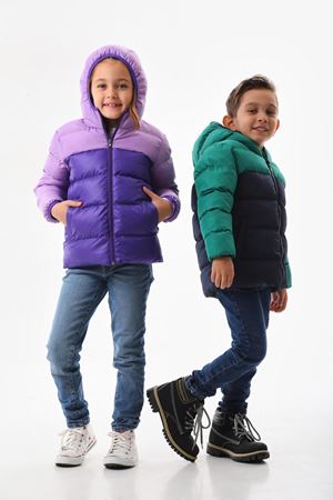 Çocuk polarlı şişme mont DPRBC012