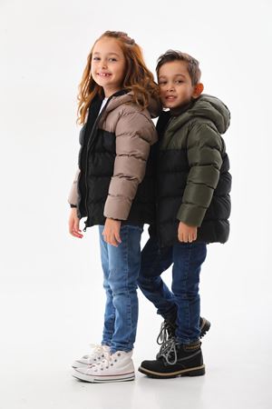 Çocuk polarlı şişme mont DPRBC012