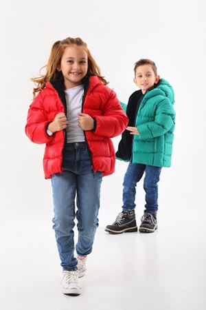 Çocuk polarlı kışlık kaban DPRBC008