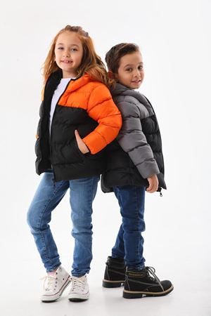 Çocuk polarlı şişme mont DPRBC012