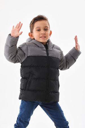 Çocuk polarlı şişme mont DPRBC012