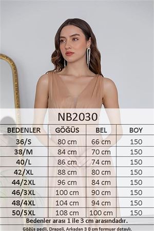 kadın gold drapeli tül abiye elbise DP2030