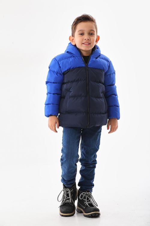 Çocuk polarlı şişme mont DPRBC012