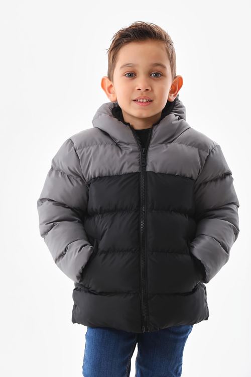 Çocuk polarlı şişme mont DPRBC012