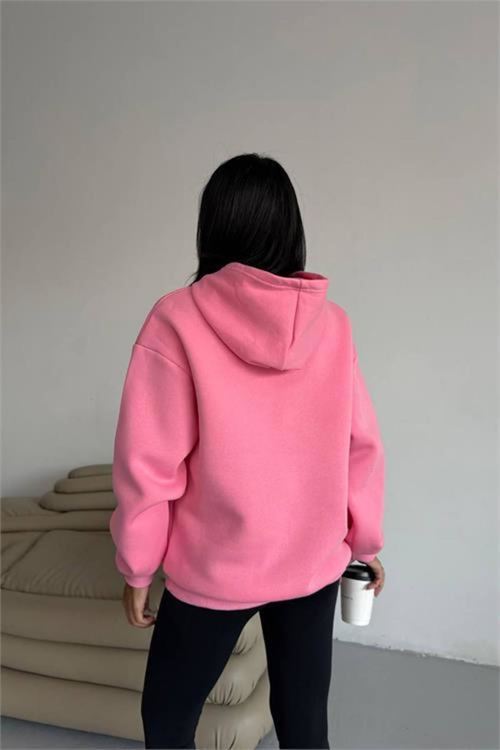 Kadın cepli oversize basic sweat DPG109