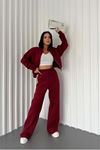 Kadın pamuklu kışlık sweat pantlon eşofman takımı DPGTS018