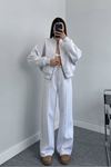 Kadın pamuklu kışlık sweat pantlon eşofman takımı DPGTS018