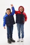Çocuk polarlı şişme mont DPRBC012
