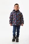 Erkek çocuk araba desenli şişme mont DPRBC016