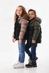 Çocuk polarlı şişme mont DPRBC012