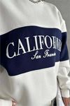 Kadın bisiklet yaka california sweat DPG038