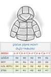 Erkek çocuk roket desenli lacivert mont DPRBC017