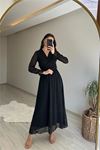 Kadın şifon maxi boy elbise DPNM001