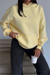 Kadın cepli oversize basic sweat DPG109