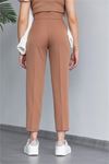 kadın camel tokalı ofis pantolon DPQNS038