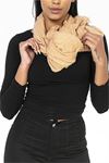 Kadın camel müslin kumaş şal pareo DPMHT02